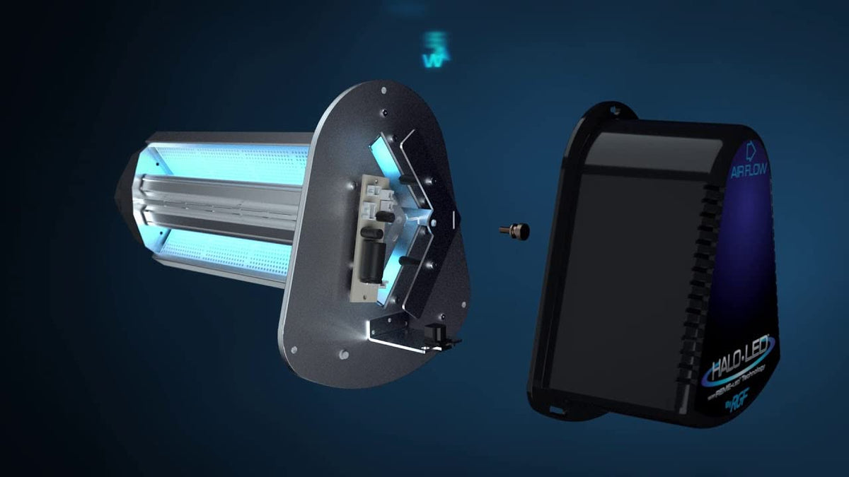 RGF REME HALO-LED in-duct air purifier - view 2